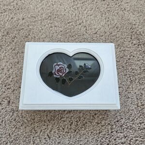 Vintage Heart Rose Little Jewelry Box